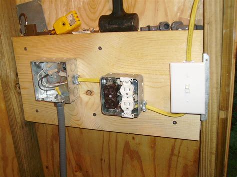 junction box for shed|electrical wiring for outside shed.